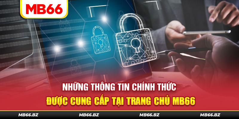 Những thông tin chính được cung cấp tại trang chủ