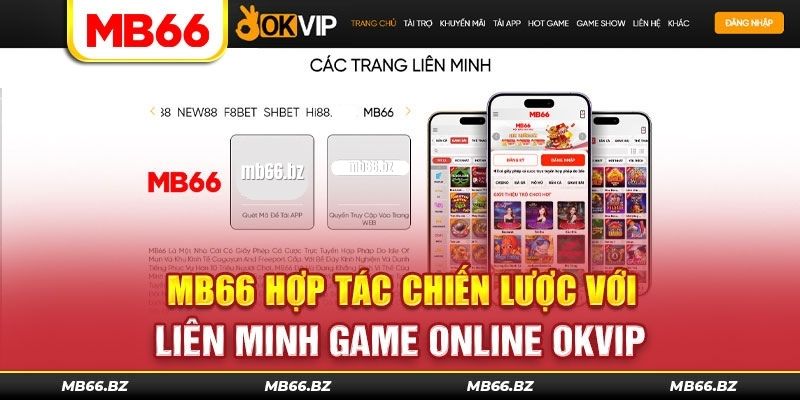 Hợp tác với liên minh game online OKVIP